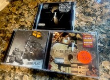 Vintage Wu Tang Clan Cds Album Lot Of 3 Rza Sealed Hype Stickers On 2 RARE CREAM