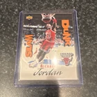 Upper Deck 1997 Slam Dunk Insert Michael Jordan Chicago Bulls #SD 22/40 NBA Card