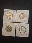 4 Uncirculated 1959 Silver Washington Quarter Coin Collection