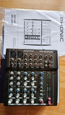 Phonic AM240D 10 Kanal Analogmixer mit DFX