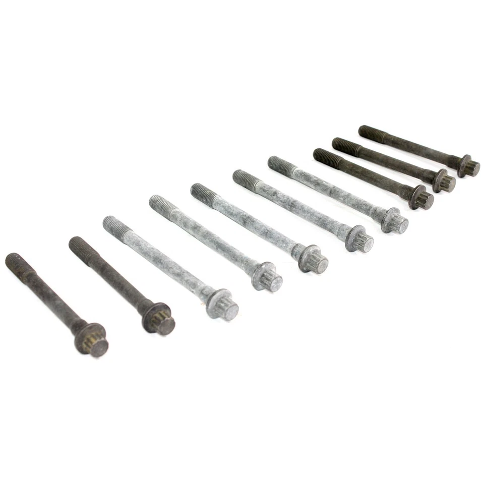 Juego de 10 pernos de culata Beck Arnley 016-1005 para Toyota Corolla Geo Prizm Foto 3 de 4