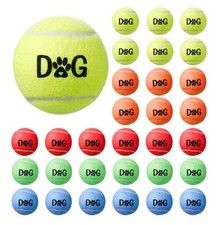 30 Pack Dog Tennis Balls 2. 5 Inch Colorful Tennis Balls Pet Toys for...