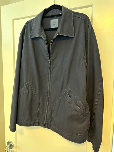 JW Anderson x UNIQLO Men's Blue Full Zip Canvas Cotton Jacket Pockets XL - product listing photo