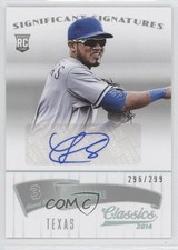 2014 Panini Classics Significant Signatures Silver /299 Luis Sardinas Auto 0j5