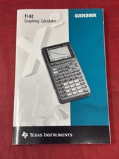 TI-82 Graphing Calculator Guidebook Manual Texas Instruments BOOK ONLY