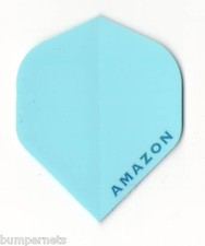 New Standard Darts Flights 3 Set of 3 LIGHT BLUE Ruthless Amazon Steel or Soft