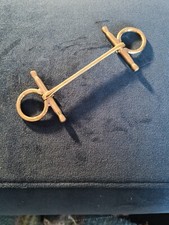 Quality brass bit for rocking horse.