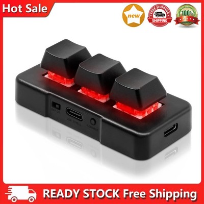 USB + 24 G Wireless + BT 3-Tasten-Mini-kundenspezifische mechanische Tastatur mi