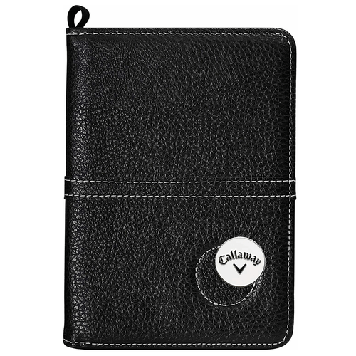 CALLAWAY PREMIUM PU LEDER GOLFSCORE KARTENHALTER + MAGNETISCHER KUGELMARKER - Bild 2 von 4