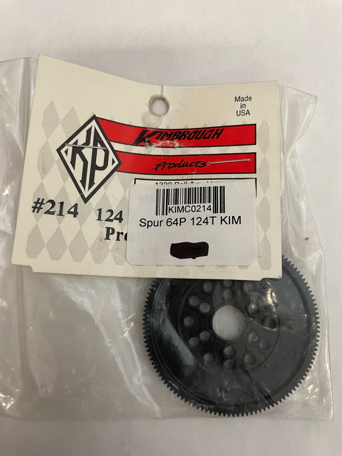 RC Kimbrough 124T 64P Spur Gear Precision Gear (1) 214 for sale online