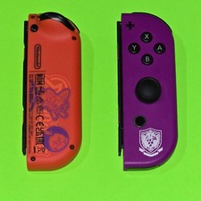 Pokemon Violeta Escarlata OLED OEM Nintendo Switch JoyCons Izquierda y Derecha Auténticos