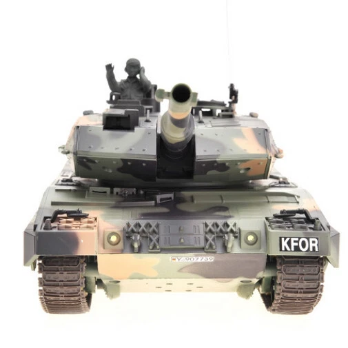 16" 1:24 German Leopard Remote Control Military Battle Tank Fires BB's  R/C New - Image 3 of 4