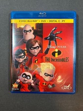 The Incredibles - BLU RAY DVD DIGITAL COPY  CASE CRACKED
