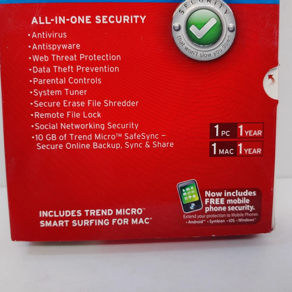 Trend Micro Titanium Maximum Security 2012 Software Program New 1 PC/1 Year - Image 2 of 4