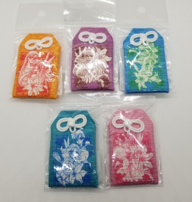 Sailor Moon Store Original Japanese Omamori Good Luck Lucky Charm Set Of 5 New