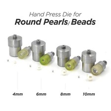 Ręczna matryca do okrągłych koralików perłowych narzędzia do ustawiania matrycy perł 4/5/6/8/10mm