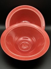 Vintage Dansk Craftmark Red Fruit/Cereal/Soup Bowl Portugal