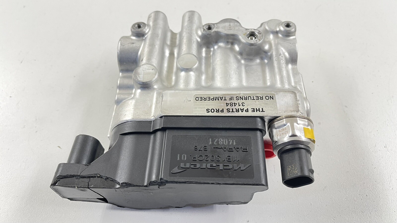 15-17 MCLAREN 650S SUSPENSION HYDRAULIC PUMP VALVE BLOCK 11B1302CP OEM *NOTE*