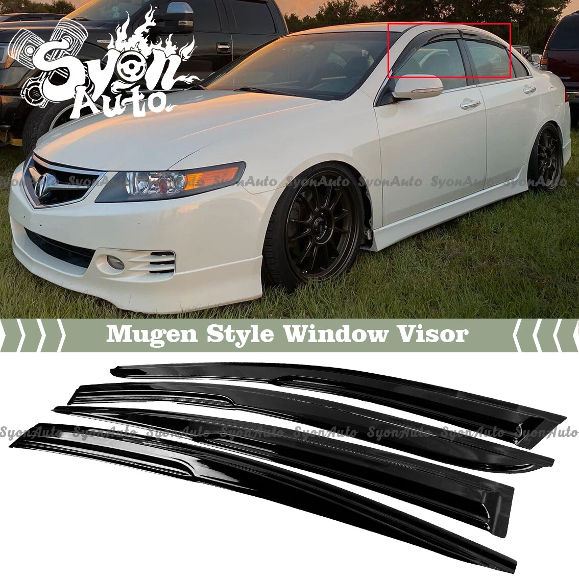 Acura tsx window visor deals
