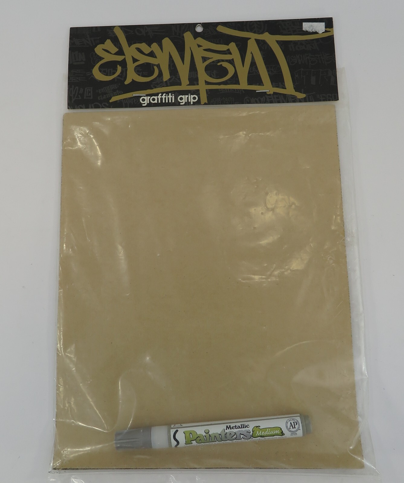 Element Graffiti Grip Skateboard Grip Tape Squares with Metallic Marker NOS