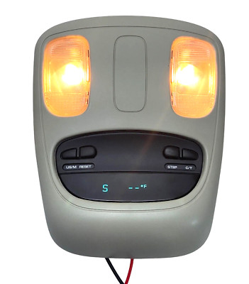 02-05 Dodge RAM Overhead Dome Map Light Lamp Digital Display Compass 56049706AC
