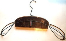 Antique Belmar Wooden/Metal Suit/Skirt Holder/Coat hanger, Belmar Co 1897 Rare 