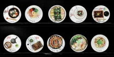 Japan 2020 Delicious Nippon Food 84Y Complete Used Set of 10 Sc# 4367 a-j