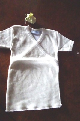 Baby-Schlupf-Unterhemdchen Wickeleffekt  v.CHICCO Italy f. 6 Mon.1A-Qualität neu