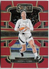 ALYSHA CLARK 2024 Panini Select CONCOURSE RED PRIZM 094/149 Aces #43