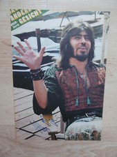 Abi Ofarim autograph signed A4 magazine image