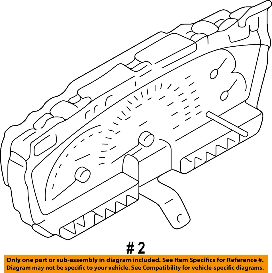 Used Speedometer Gauge fits: 2005 Mitsubishi Lancer Cluster exc. Evolution 2.0L - Image 4 of 4