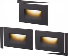 CLOUDY BAY 120V Dimmable LED Step Light,3000K Warm 3000K, Oil-Rubbed Bronze 