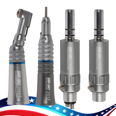 NSK Style Dental Slow Low Speed Handpiece Straight Contra Angle Air Motor 2H/4H