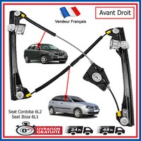 Mechanismus Fensterheber Vorne Rechts FüR Seat Ibiza 6L1 Cordoba 6L2=6L4837462