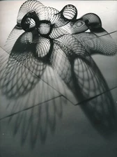 Abstract Pattern, Shadow Spring Set Vintage Silver Print » 