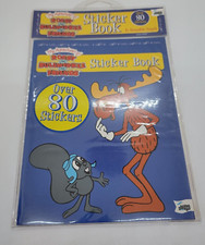 Mello Smello Sticker Book The Adventures of Rocky and Bullwinkle Factory Sealed