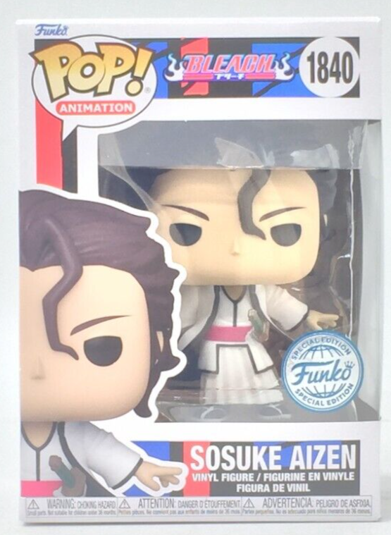 Funko Pop! Bleach Sosuke Aizen #1840 Funko Special Edition With