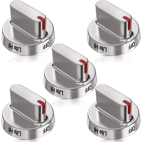 5pcs NEW DG64-00472A Burner Knobs Range Oven Dial Knob FOR SAMSUNG FX510BGS - Picture 1 of 9
