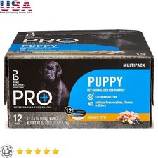 Grain Free Chicken Stew Wet Puppy Dog Food 3.5oz Cups 12 Pack Natural Nutrients 5.44 per gallon
