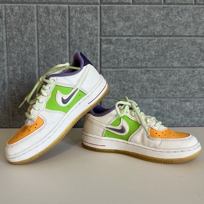 Nike Kids Air Force 1 Low-Top Sneakers Size 12C Colorful