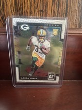 2017 Donruss Optic Aaron Jones #135 Rookie RC Card Green Bay Packers. rookie card picture