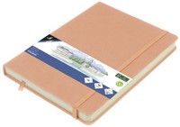 Kangaro Skizzenbuch, Pu-Hardcover, Din A6, Altrosa