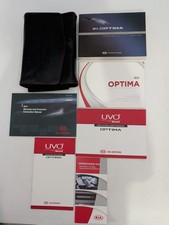 2014 KIA OPTIMA OWNERS MANUAL WITH NAVIGATION SYSTEM BOOKLETS CASE BLACK