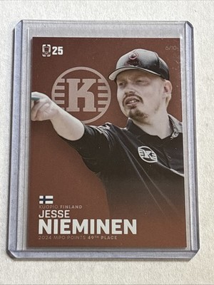 2025 DGPT Bronze Parallel Jesse Nieminen #MPO49 Disc Golf /10