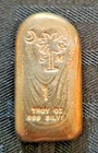 Hand Poured 1ozt. SatosanMetals .999 Silver Bar [SMHP]