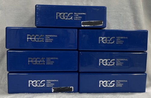 PCGS 20 Slab Coin Storage Container, Lot of 7, (4a)