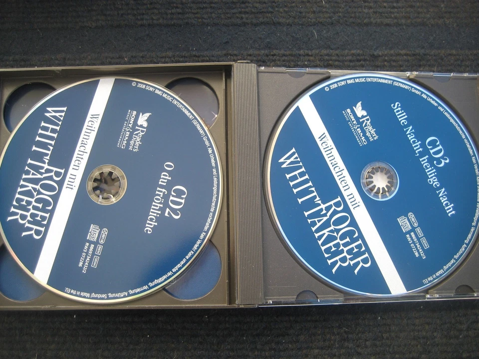 3CD Weihnachten mit ROGER WHITTAKER Reader's Digest Excellenter Zustand !! - Bild 3 von 4