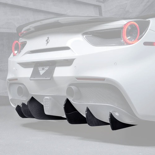 Vorsteiner Aero 488 Diavolo Arrière Diffuseur Palmes Carbone Fibre Pour Ferrari - Photo 2 sur 12