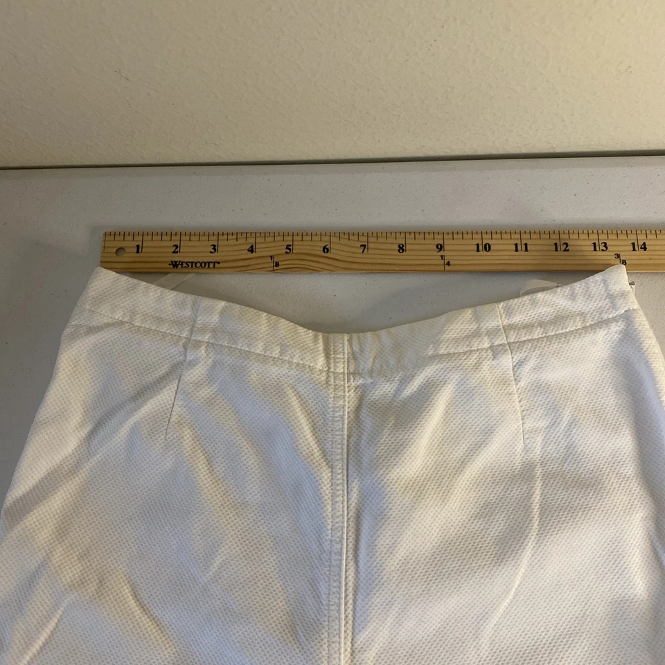 Calça Off White Laura Ashley Tamanho EUA 8 100% Algodão (G) - Imagem 4 de 4