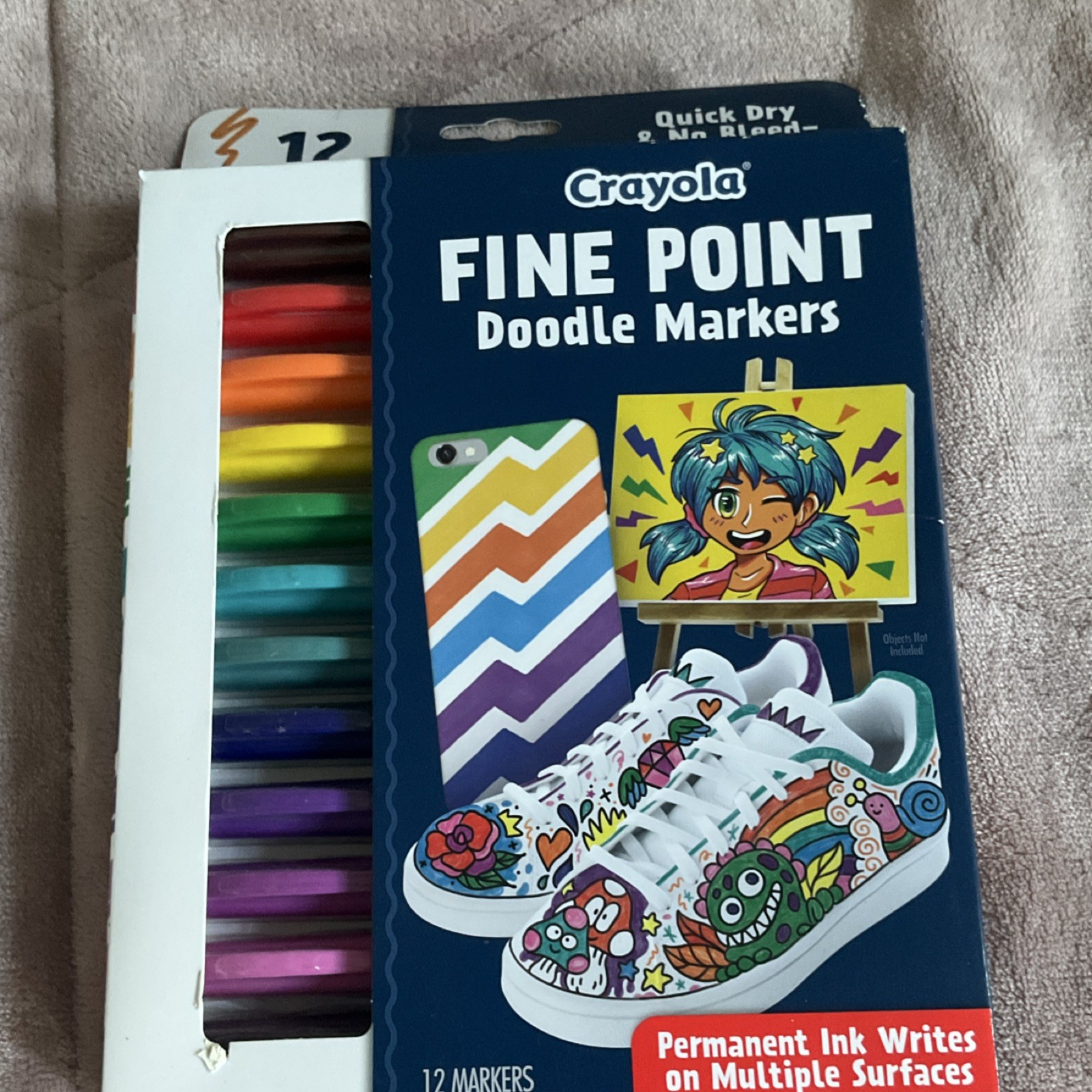 12 Colors Permanent Ink No Bleed